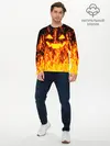 Мужской лонгслив базовый / FIRE PUMPKIN (P007_P004ooo1641785, P004ooo1641785)