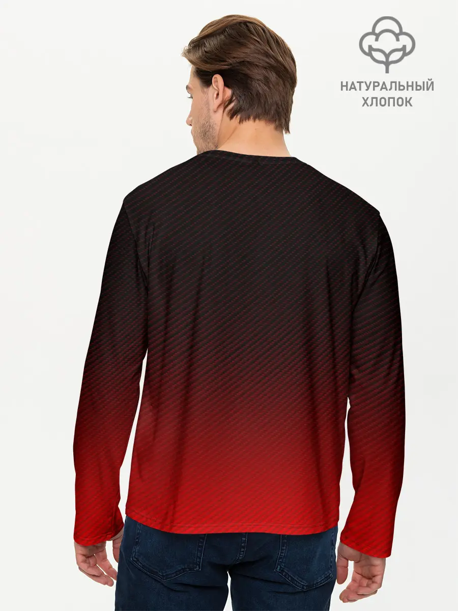 Мужской лонгслив базовый / RED CARBON (P007_P004ooo1641813, P004ooo1641813)