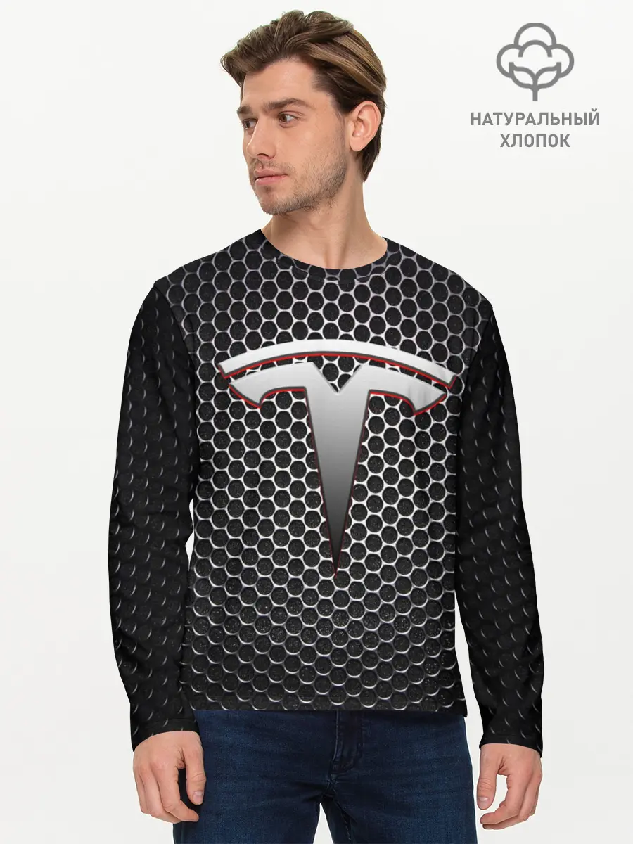 Мужской лонгслив базовый / TESLA (P007_P004ooo1641755, P004ooo1641755)