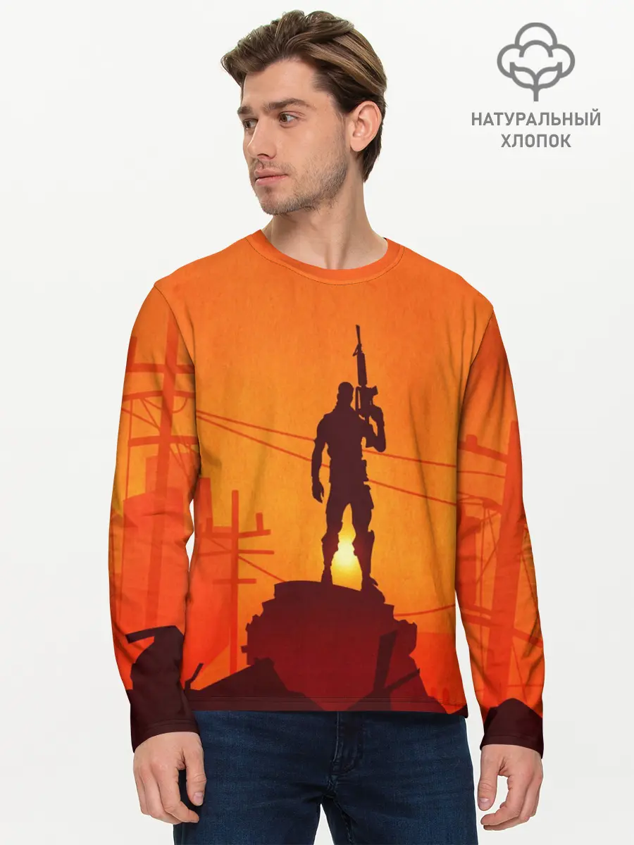 Мужской лонгслив базовый / FORTNITE (P007_P004ooo1641937, P004ooo1641937)