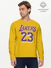 Мужской лонгслив базовый / James 18-19 LA Lakers home (P007_P004ooo1641973, P004ooo1641973)