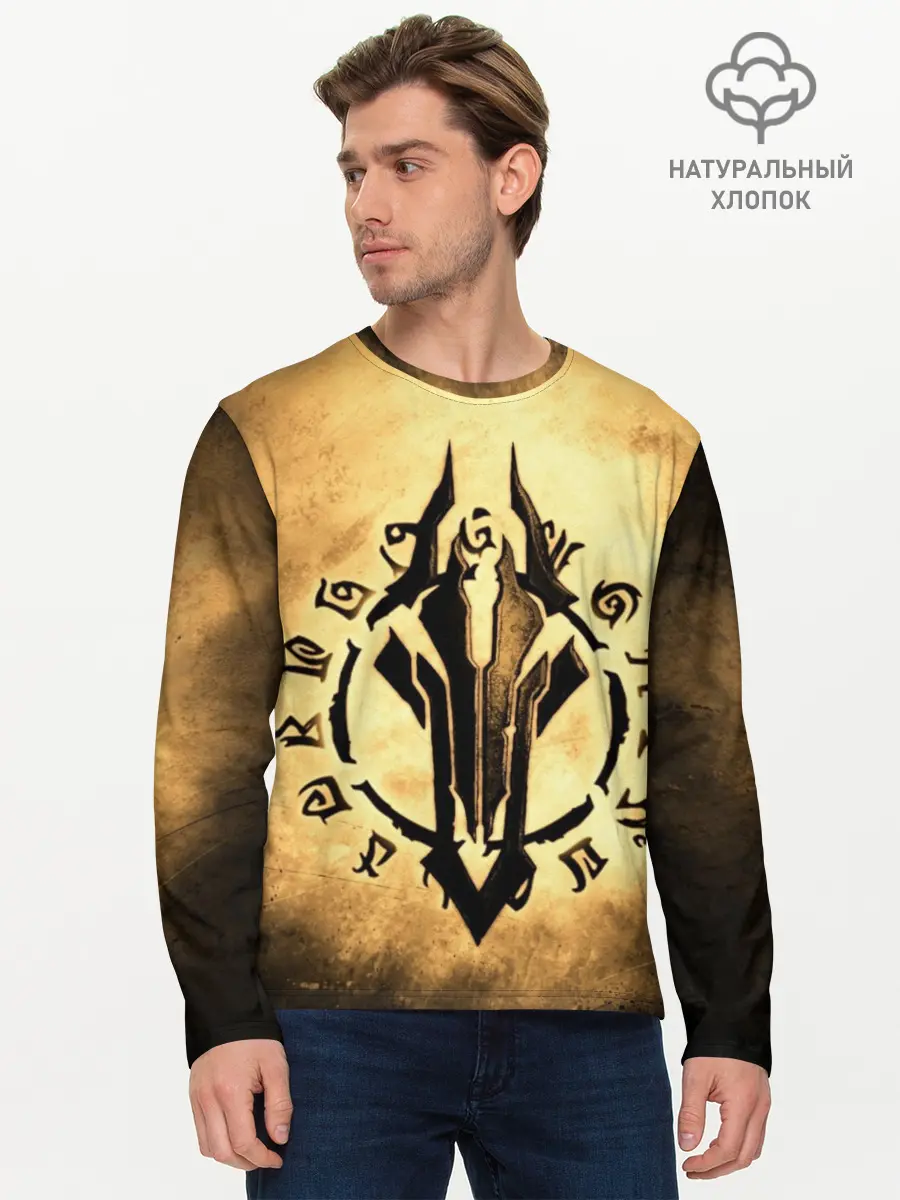 Мужской лонгслив базовый / Darksiders LOGO (P007_P004ooo1641981, P004ooo1641981)