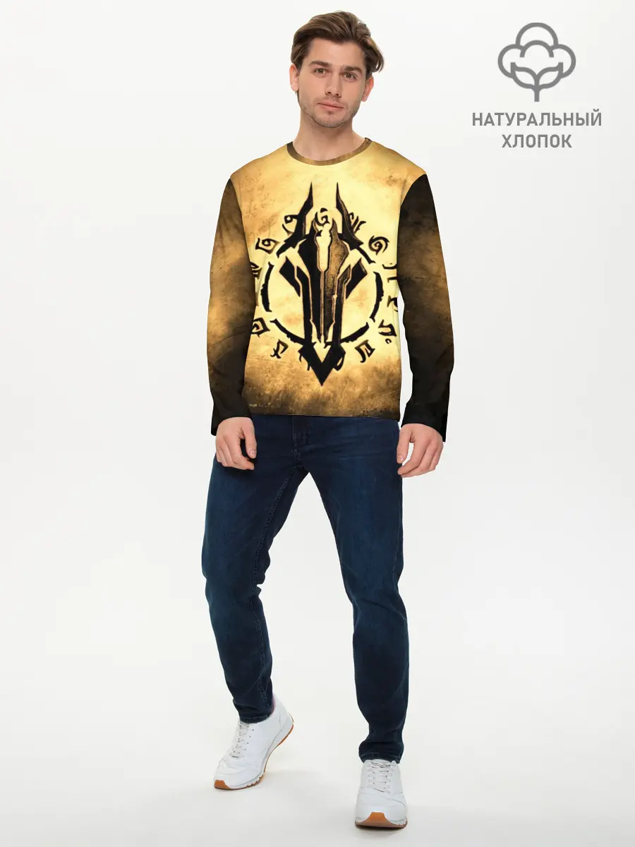 Мужской лонгслив базовый / Darksiders LOGO (P007_P004ooo1641981, P004ooo1641981)