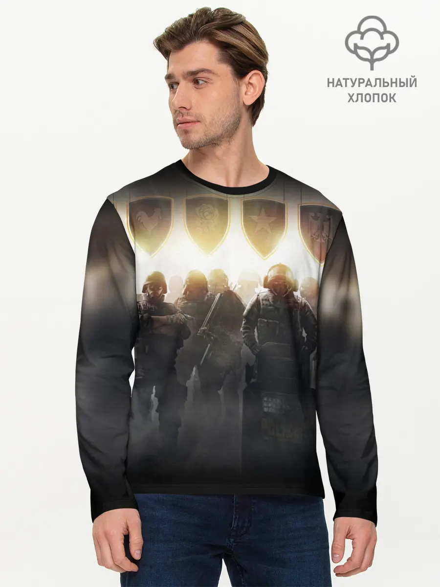 Мужской лонгслив базовый / RAINBOW SIX SIEGE (P007_P004ooo1643223, P004ooo1643223)