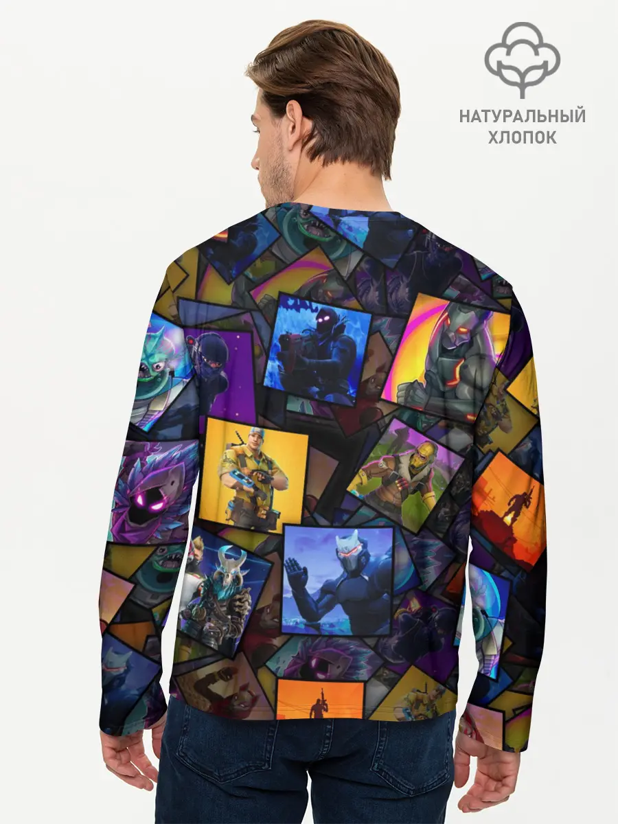 Мужской лонгслив базовый / FORTNITE | ФОРТНАЙТ (P007_P004ooo1643283, P004ooo1643283)