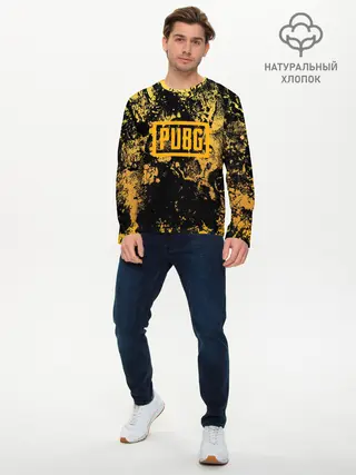 Мужской лонгслив базовый / PUBG