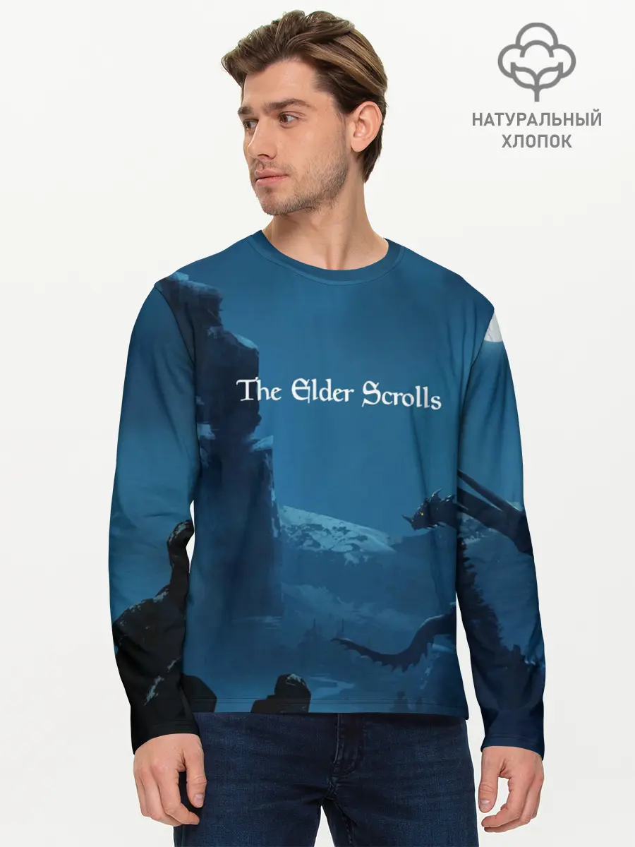 Мужской лонгслив базовый / THE ELDER SCROLLS (P007_P004ooo1644203, P004ooo1644203)