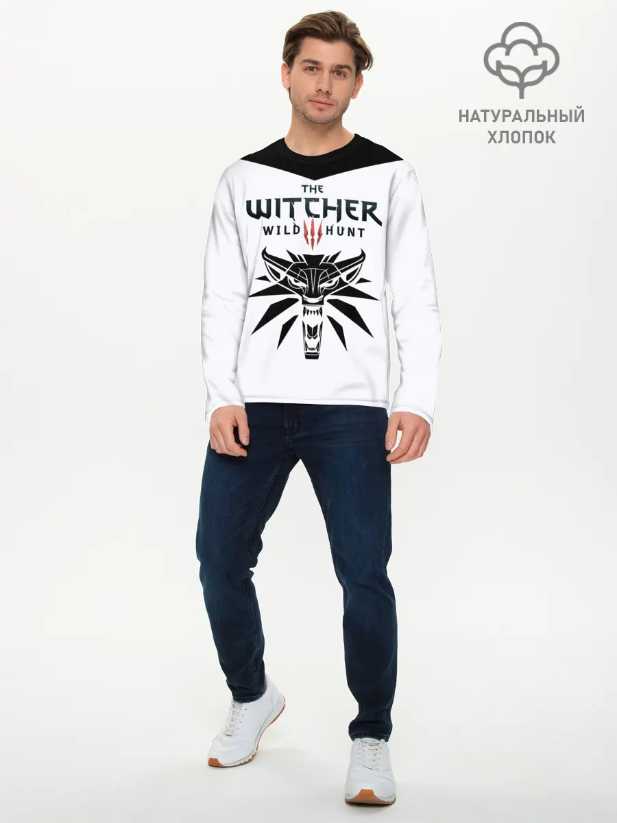 Мужской лонгслив базовый / THE WITCHER 3: WILD HUNT (P007_P004ooo1643749, P004ooo1643749)