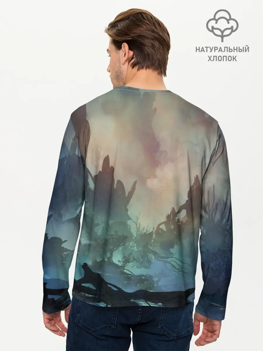 Мужской лонгслив базовый / The Elder Scrolls SKYRIM (P007_P004ooo1643659, P004ooo1643659)