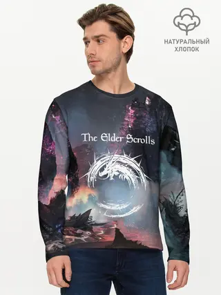 Мужской лонгслив базовый / THE ELDER SCROLLS (P007_P004ooo1643669, P004ooo1643669)