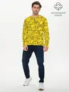 Мужской лонгслив базовый / Симпсоны (P007_P004ooo1643719, P004ooo1643719)