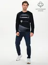 Мужской лонгслив базовый / Tesla Model 3 (P007_P004ooo1643921, P004ooo1643921)