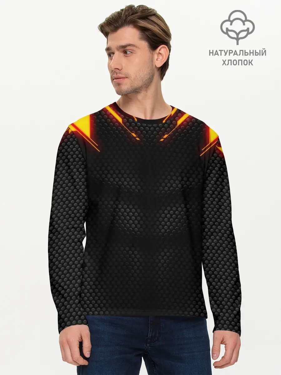 Мужской лонгслив базовый / CYBERPUNK 2077 (P007_P004ooo1643939, P004ooo1643939)
