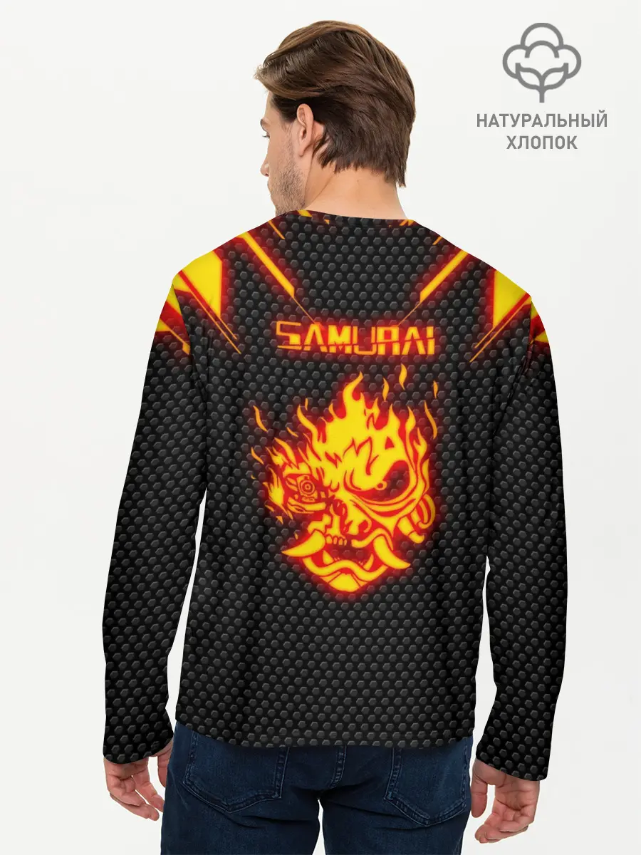Мужской лонгслив базовый / CYBERPUNK 2077 (P007_P004ooo1643939, P004ooo1643939)