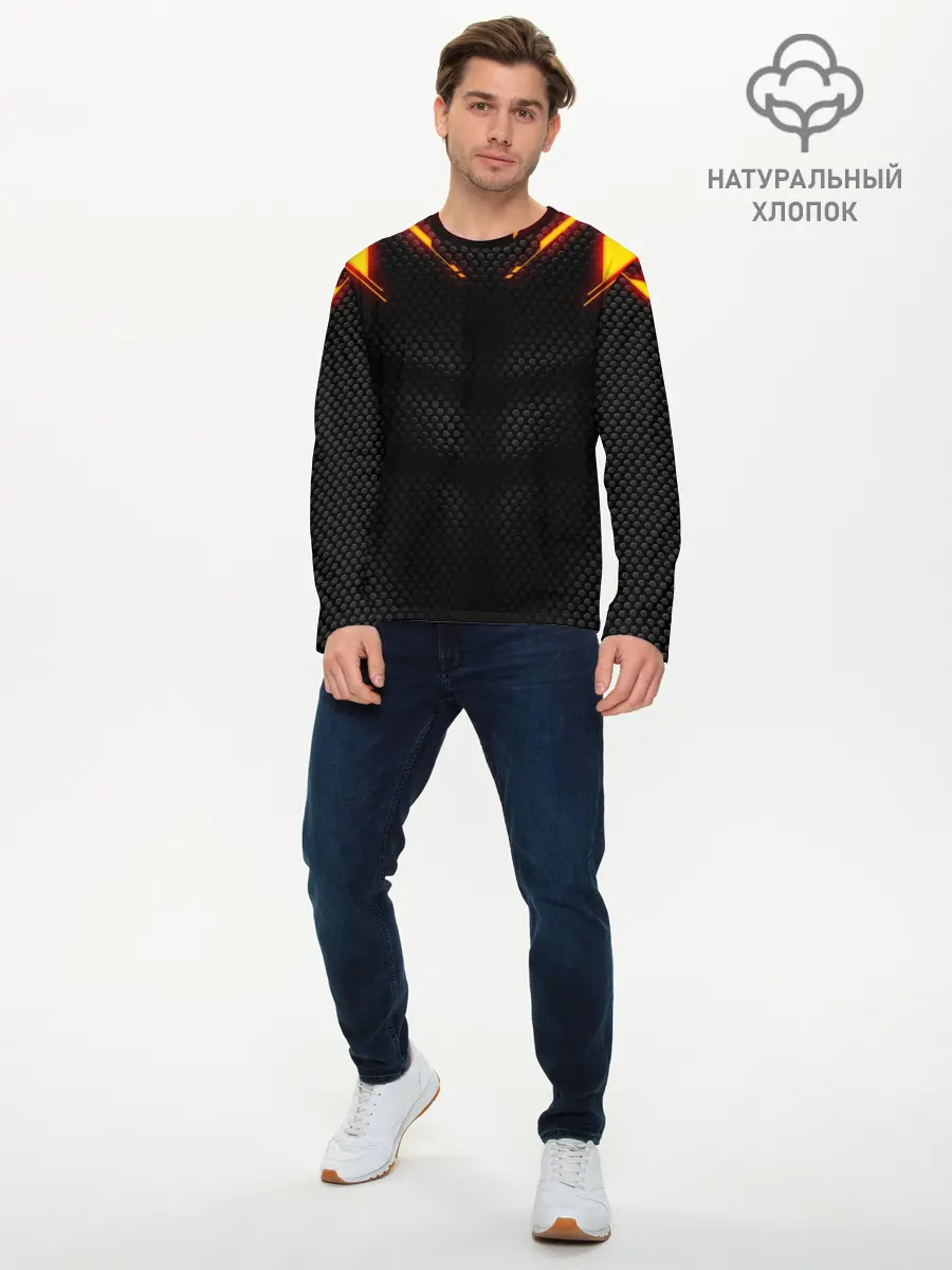 Мужской лонгслив базовый / CYBERPUNK 2077 (P007_P004ooo1643939, P004ooo1643939)