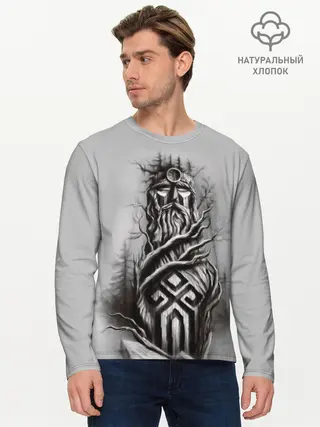Мужской лонгслив базовый / русь (P007_P004ooo1645845, P004ooo1645845)