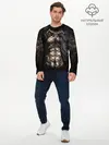 Мужской лонгслив базовый / Хищник / Predator (P007_P004ooo1645505, P004ooo1645505)