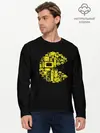 Мужской лонгслив базовый / Pac-Man (P007_P004ooo1645363, P004ooo1645363)