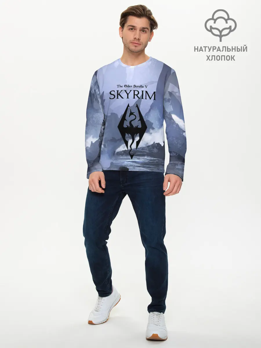 Мужской лонгслив базовый / THE ELDER SCROLLS 5 SKYRIM (P007_P004ooo1645271, P004ooo1645271)