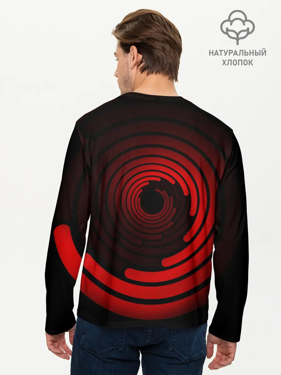 Мужской лонгслив базовый / AC Milan (P007_P004ooo1645577, P004ooo1645577)
