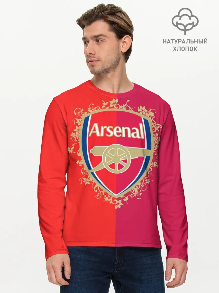Мужской лонгслив базовый / FC Arsenal (P007_P004ooo1646921, P004ooo1646921)