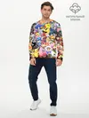 Мужской лонгслив базовый / Super Smash Bros (P007_P004ooo1647025, P004ooo1647025)