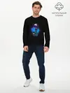 Мужской лонгслив базовый / Fortnite. Neon Lama (P007_P004ooo1646219, P004ooo1646219)