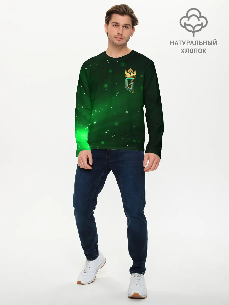 Мужской лонгслив базовый / GWENT Logo (P007_P004ooo1647811, P004ooo1647811)