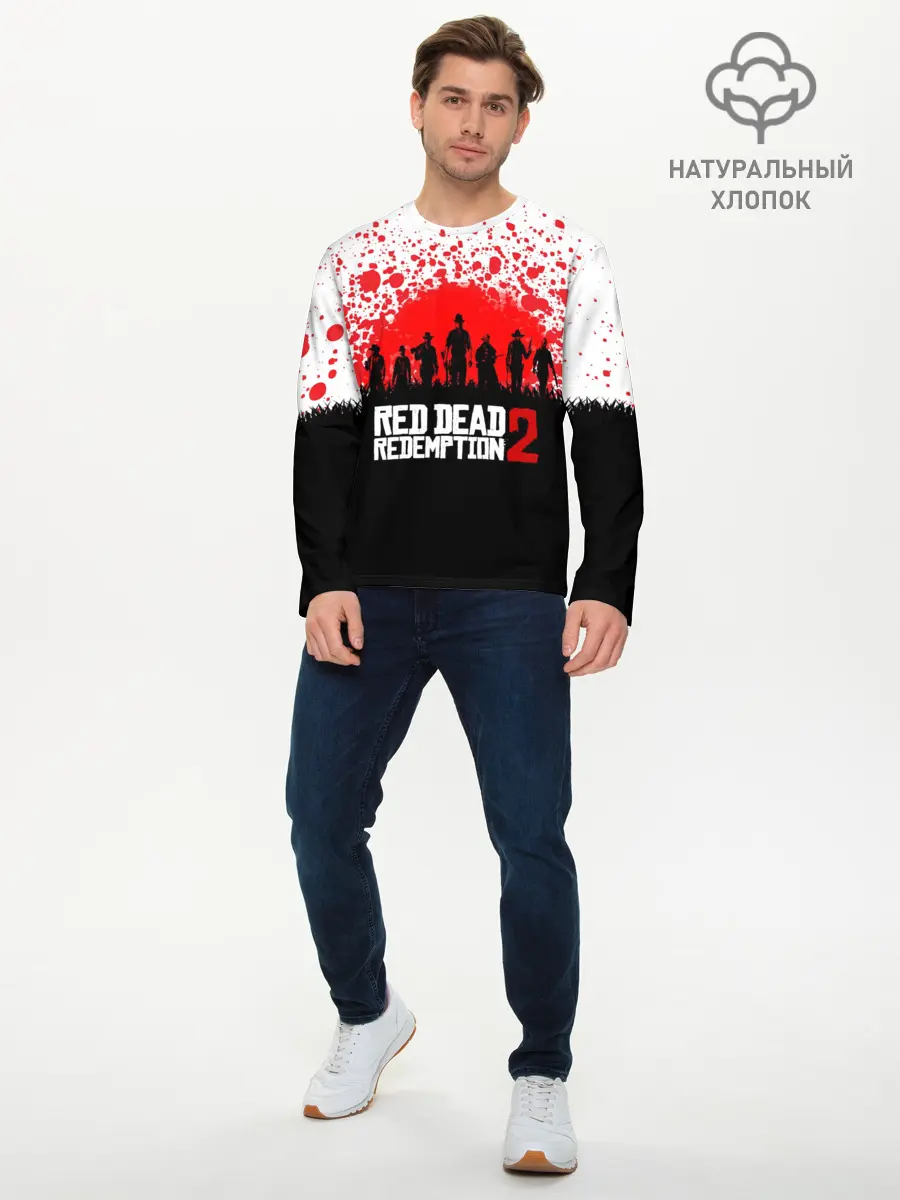 Мужской лонгслив базовый / RED DEAD REDEMPTION 2 (P007_P004ooo1648371, P004ooo1648371)