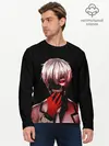 Мужской лонгслив базовый / Ken Kaneki в крови (P007_P004ooo1649101, P004ooo1649101)