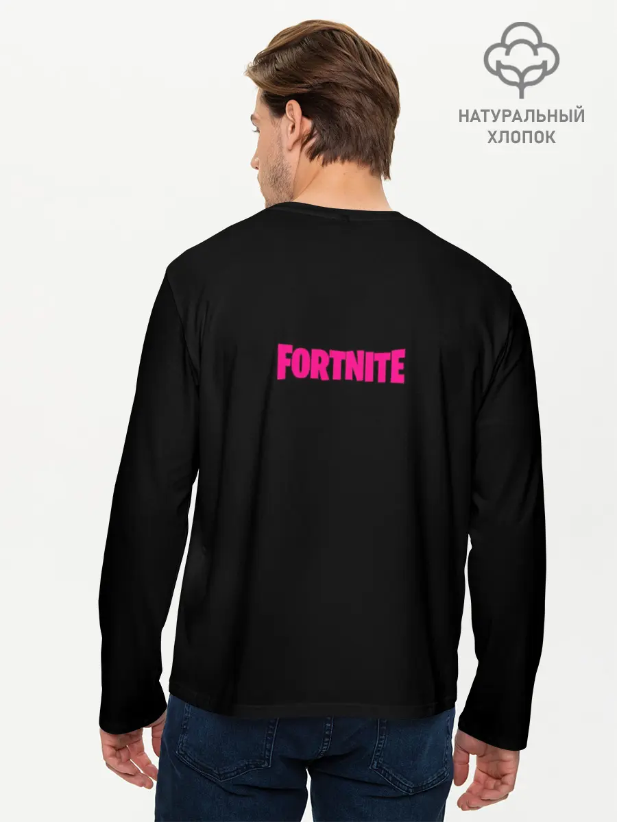 Мужской лонгслив базовый / Fortnite. Drift (P007_P004ooo1647275, P004ooo1647275)
