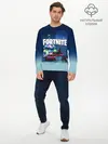 Мужской лонгслив базовый / Fortnite Новый год (P007_P004ooo1647289, P004ooo1647289)