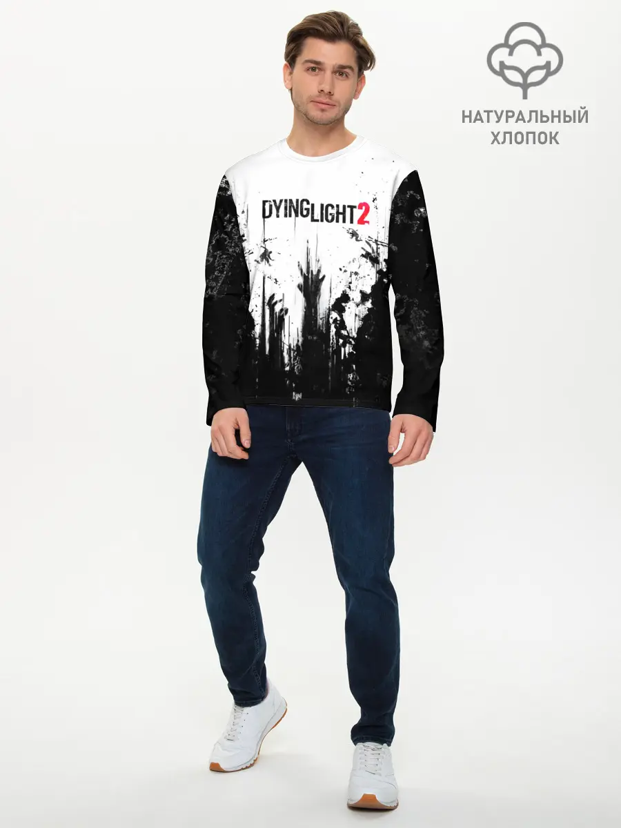 Мужской лонгслив базовый / Dying Light 2 (P007_P004ooo1647327, P004ooo1647327)