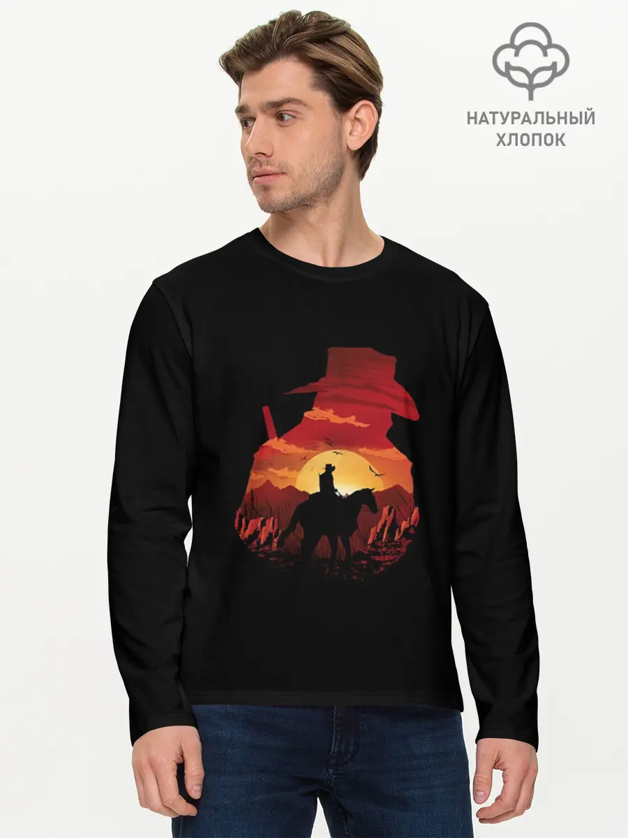 Мужской лонгслив базовый / Redemption is Dead (P007_P004ooo1647367, P004ooo1647367)