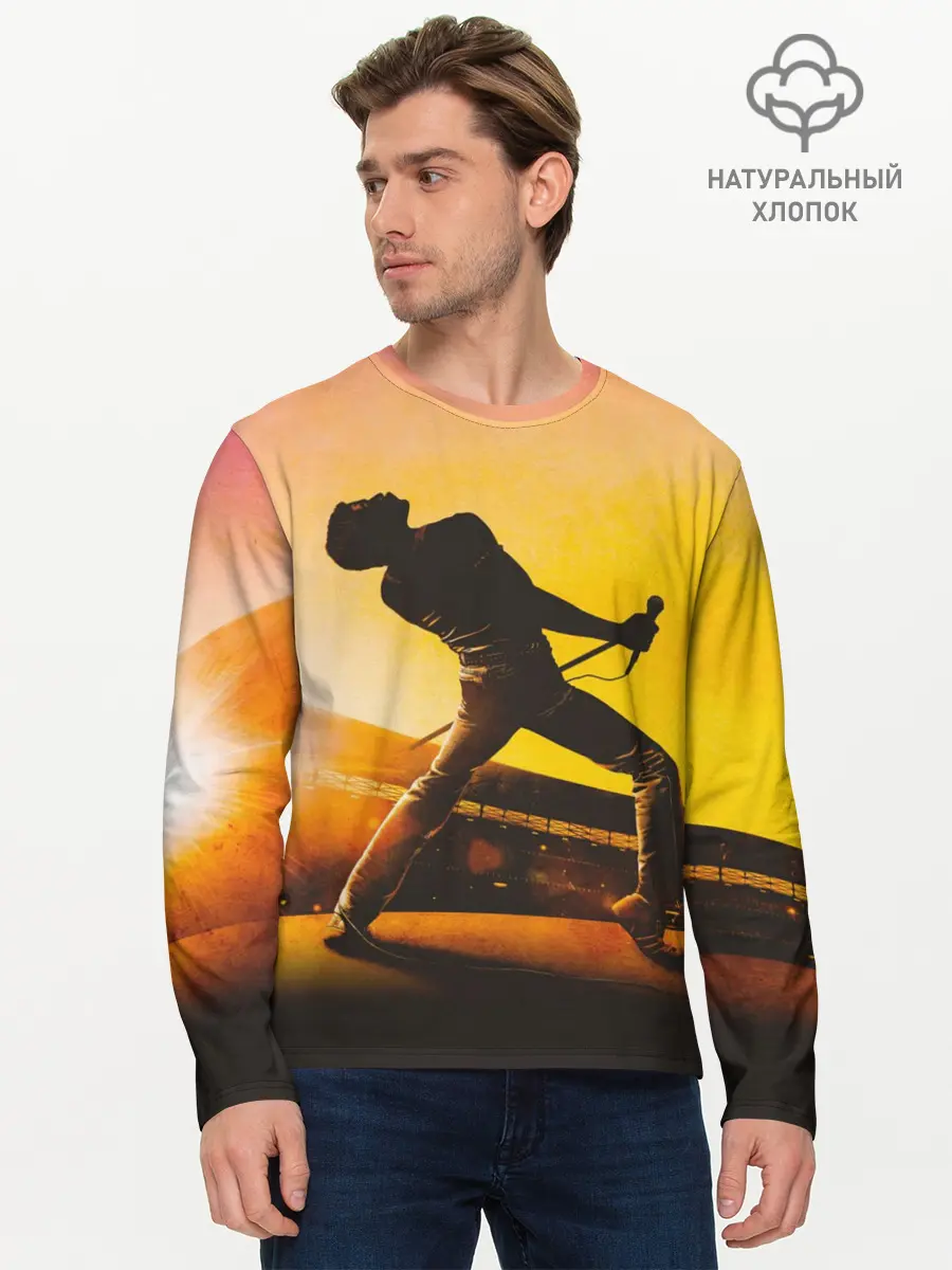 Мужской лонгслив базовый / Queen Bohemian Rhapsody (P007_P004ooo1650651, P004ooo1650651)