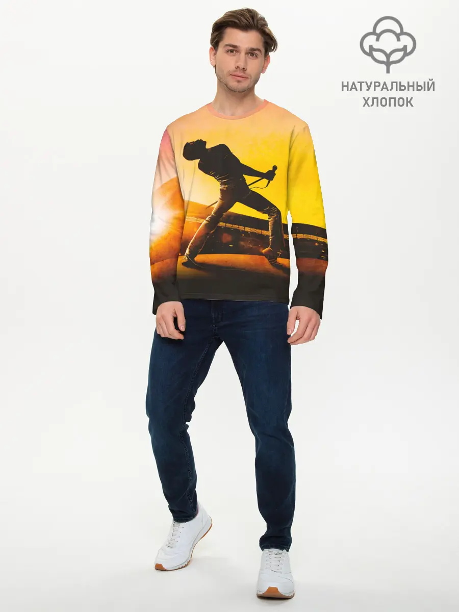 Мужской лонгслив базовый / Queen Bohemian Rhapsody (P007_P004ooo1650651, P004ooo1650651)