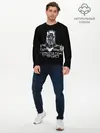 Мужской лонгслив базовый / Терминатор Т800, (P007_P004ooo1650317, P004ooo1650317)
