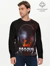 Мужской лонгслив базовый / MASS EFFECT (P007_P004ooo1652429, P004ooo1652429)
