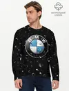Мужской лонгслив базовый / BMW под Дождём (P007_P004ooo1651461, P004ooo1651461)