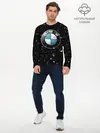 Мужской лонгслив базовый / BMW под Дождём (P007_P004ooo1651461, P004ooo1651461)