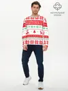 Мужской лонгслив базовый / Новогодний Roblox (P007_P004ooo1655119, P004ooo1655119)