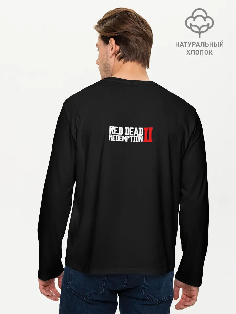 Мужской лонгслив базовый / Red Dead Redemption (P007_P004ooo1655743, P004ooo1655743)