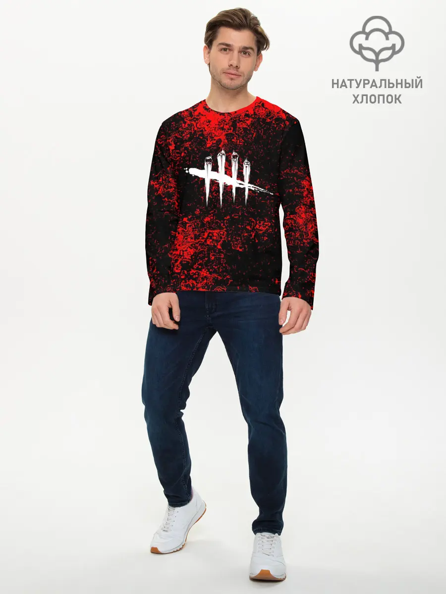Мужской лонгслив базовый / Dead by Daylight (P007_P004ooo1654383, P004ooo1654383)