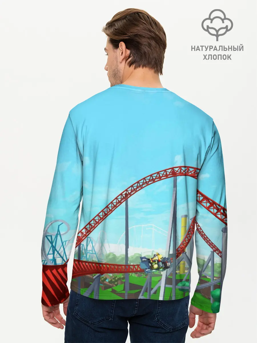 Мужской лонгслив базовый / ROBLOX: Powering Imagination (P007_P004ooo1654707, P004ooo1654707)