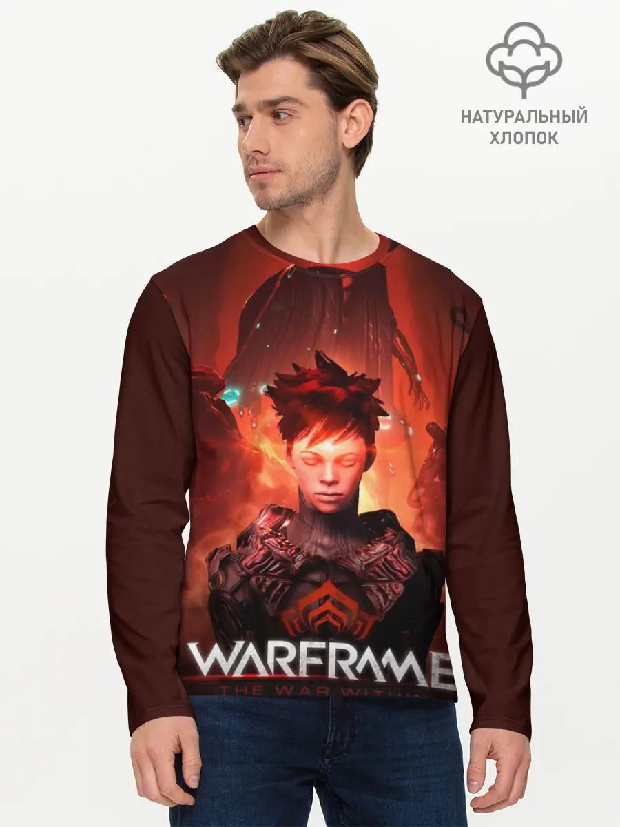 Мужской лонгслив базовый / Warframe #6 (P007_P004ooo1654959, P004ooo1654959)