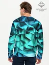 Мужской лонгслив базовый / abstraction geometry (P007_P004ooo1657165, P004ooo1657165)