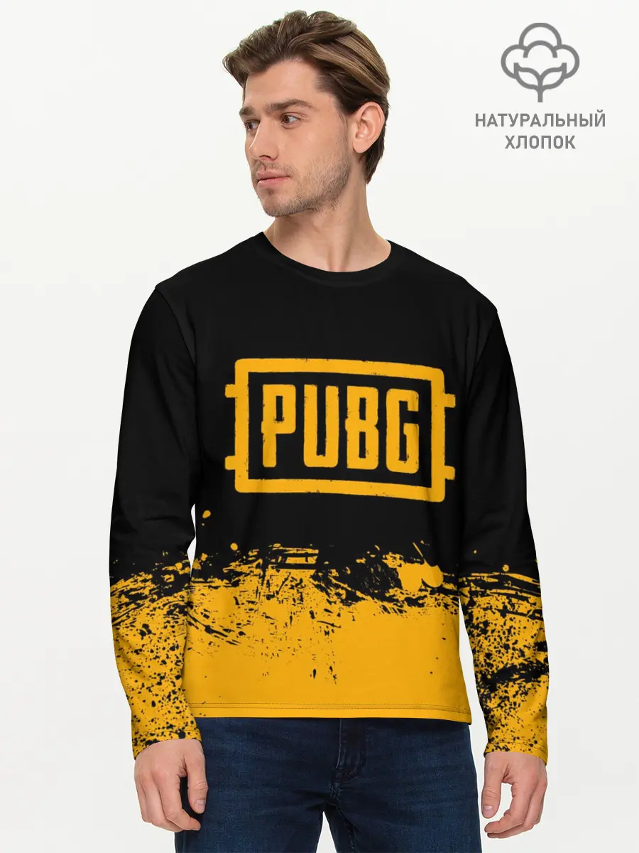 Мужской лонгслив базовый / PUBG (P007_P004ooo1657515, P004ooo1657515)