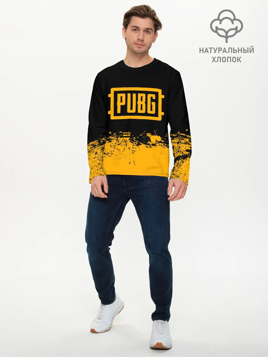 Мужской лонгслив базовый / PUBG (P007_P004ooo1657515, P004ooo1657515)