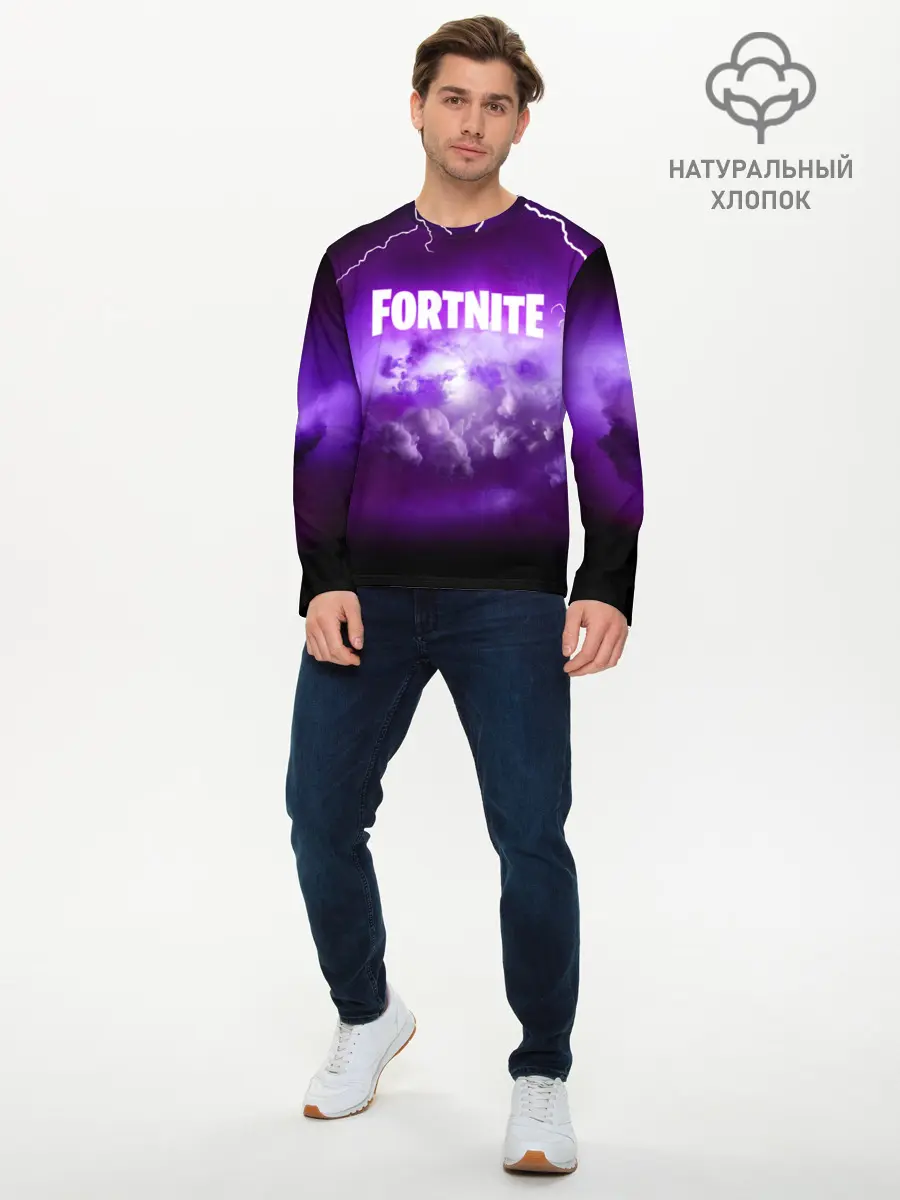 Мужской лонгслив базовый / FORTNITE (P007_P004ooo1656373, P004ooo1656373)