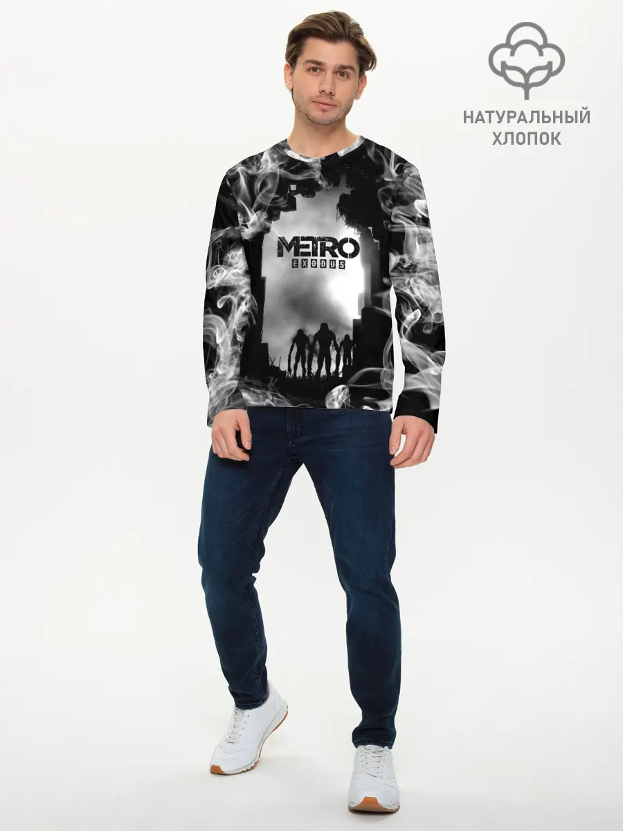 Мужской лонгслив базовый / Metro Exodus (P007_P004ooo1660455, P004ooo1660455)